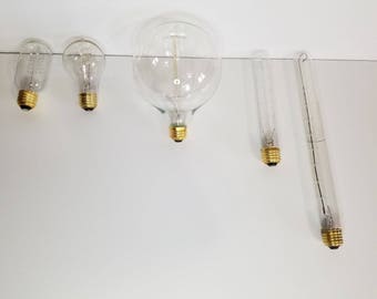 Vintage Style Edison Light Bulbs 5 Sizes