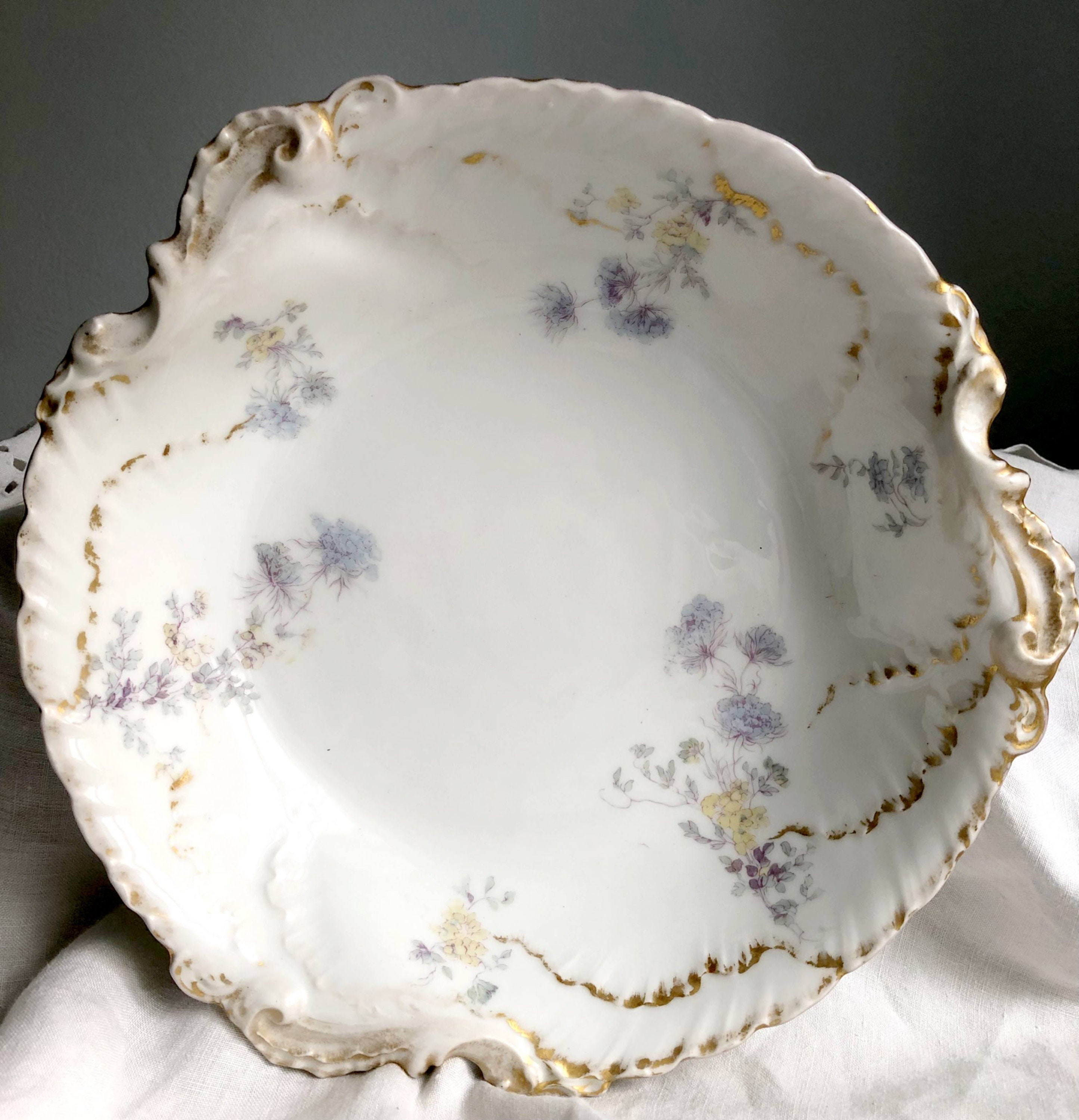 Plat en Porcelaine de Limoges William Guérin