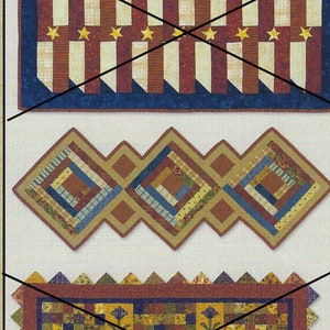 Table Runner of the Month:  August pattern