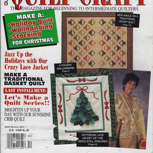 Revista Quilt Craft, dezembro de 1994