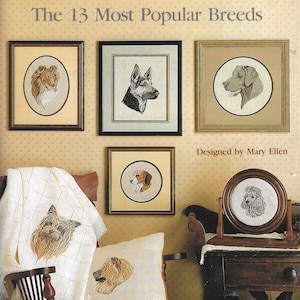 Best Loved Dogs cross stitch leaflet