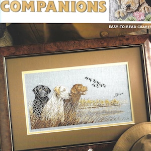 Hunting Companions cross stitch leaflet