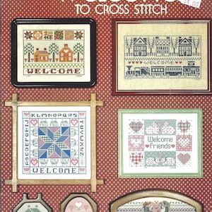 Witamy w ulotce Cross Stitch z haftem krzyżykowym