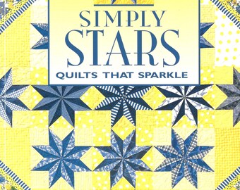 Simply Stars:  Quilts That Sparkle quilt book by Alex Anderson