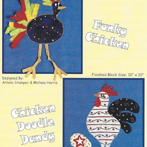 Country Cluckers quilt pattern 5 (of 6) from The Quilt Company
