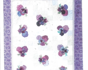 Modèle de courtepointe pensées matinales de Saginaw Street Quilt Company