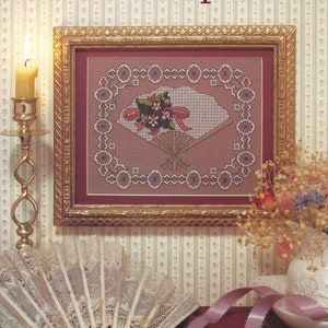 Ulotka haftowana krzyżykiem Victorian Splendor