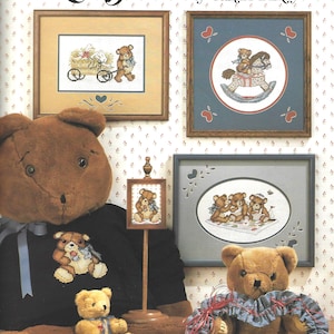 Ulotka do haftu krzyżykowego Tea Time Teddies