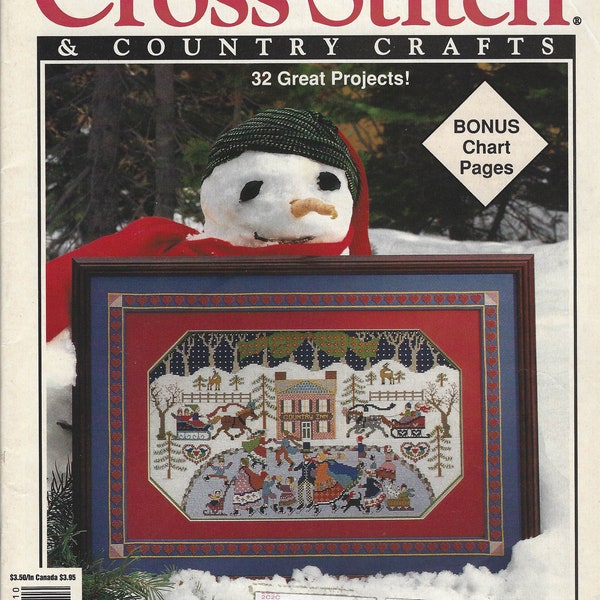 Cross Stitch & Country Crafts magazine Sept/Oct 1992