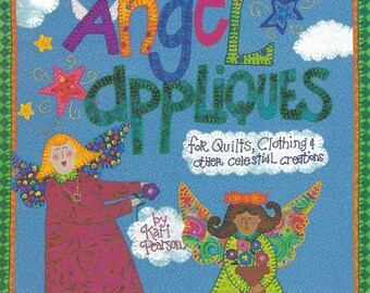 38 Adorable Angel Appliques paperback book