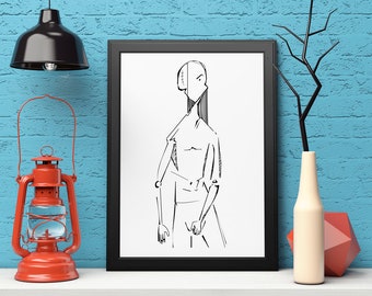 Michael Jackson - Android - Illustration - Art Print