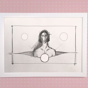 Illustration - Tirage d'art : Trinité du son (propre) - Image vectorielle au crayon