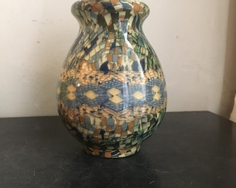 Ceramic Vase - Jean Gerbino for Vallauris - Tiger Mosaic - RARE - Etsy