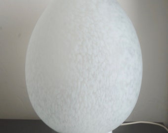 Opaline egg lamp era Ben Swildens HT 38 cm 14.9 inch