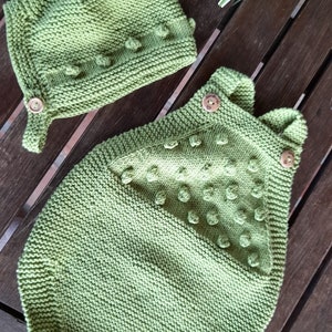 Patrón del Pelele Lúnula tejido a crochet para bebé