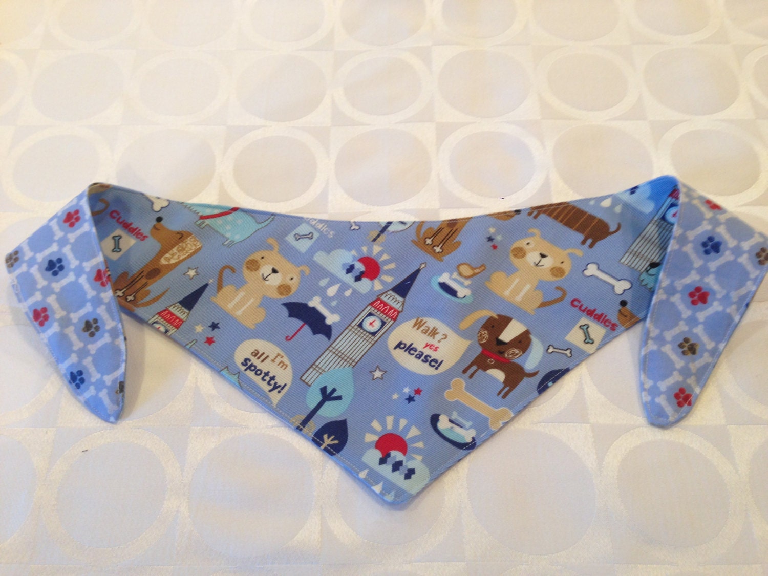 Tieon Dog Bandana in City Dogs XSmall/Small/Medium/Large Etsy