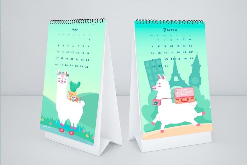 Llama 2020 Calendar Perfect Christmas Gift for Kids Animal image 0