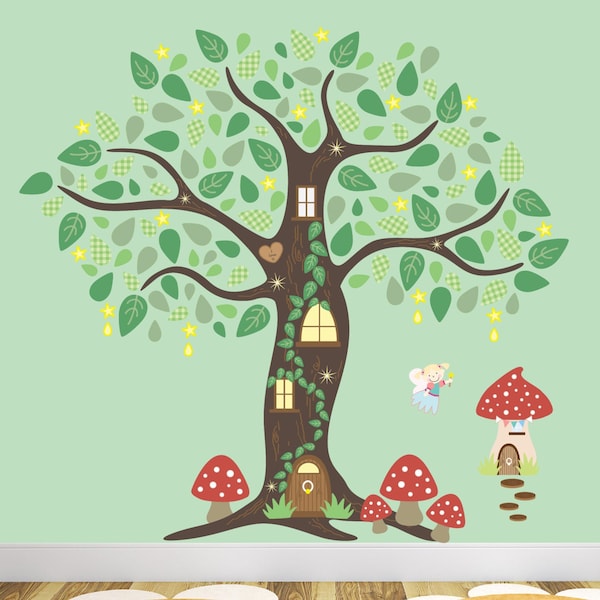 Tree Wall Stickers Etsy UK