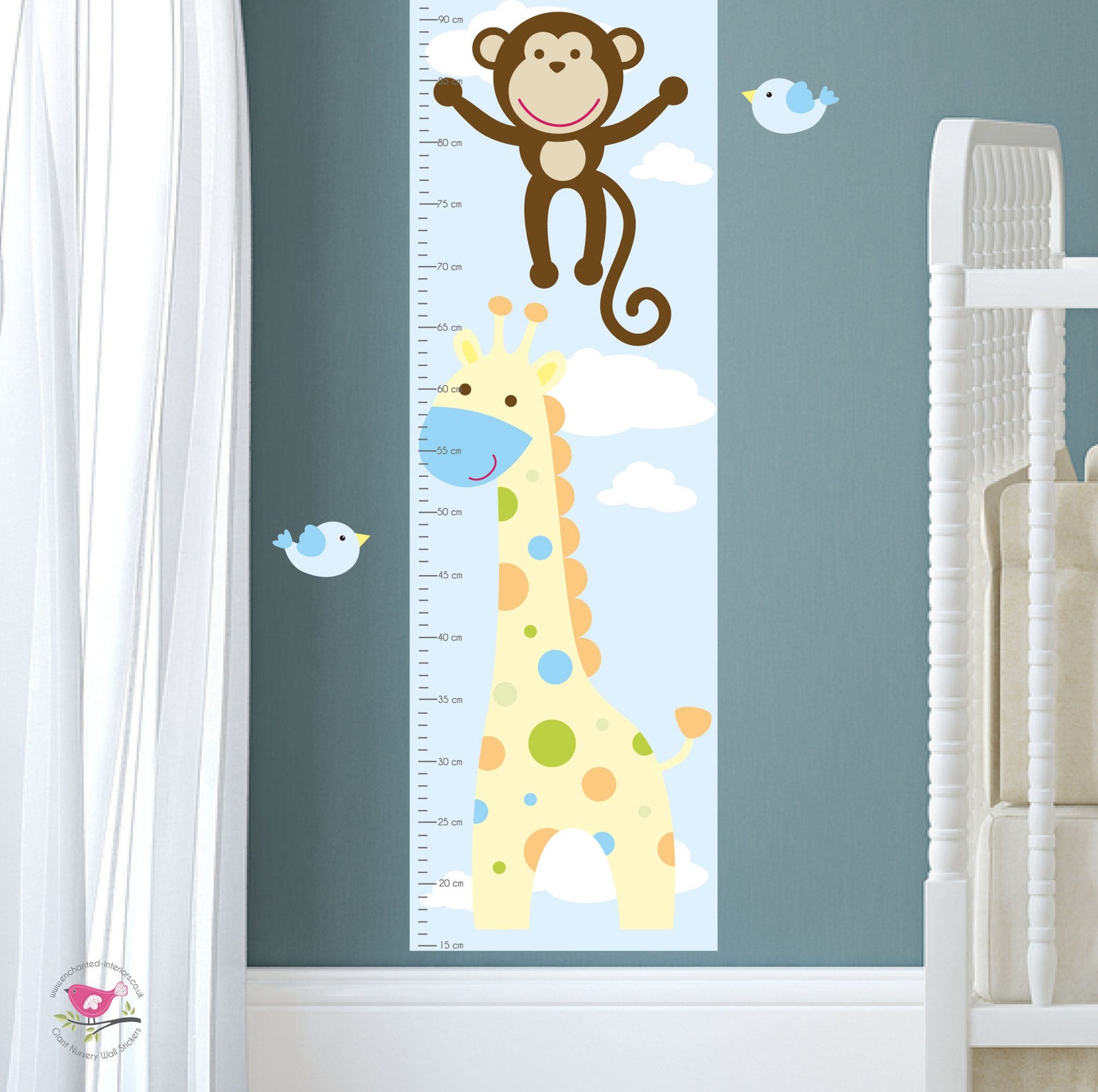 Jungle Animal Decals. Gender Neutral Wall Stickers Giraffe Etsy