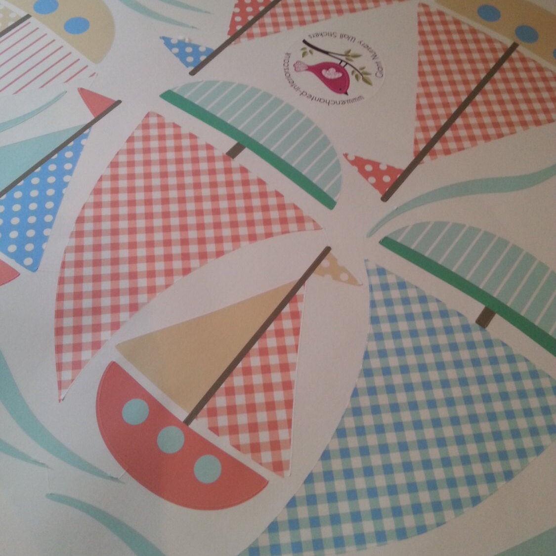 Sailing Boat Wall Decals Nautical Nursery Baby Decor Wall Etsy UK