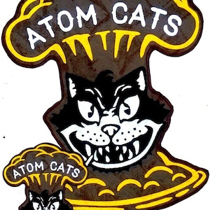 Halloween Fallout 4 Atom Cats Back Patch & 2 small Front Pocket Arm Logos Cosplay Costume Patch