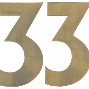 Fallout Vault 33 - Vault Suit Numbers  - 8&#39;&#39;  / 21cm -  Cosplay Costume Patch.. Halloween Costume ..
