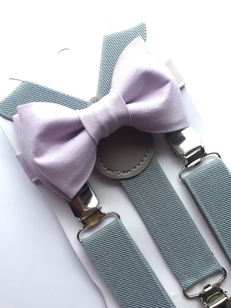 Boys Lilac Bow Tie and Suspenders Sets. Adults/kids Etsy