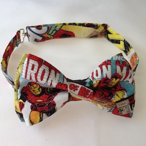 Iron Man Marvel Comics Bow Tie! Superhero! Avengers!