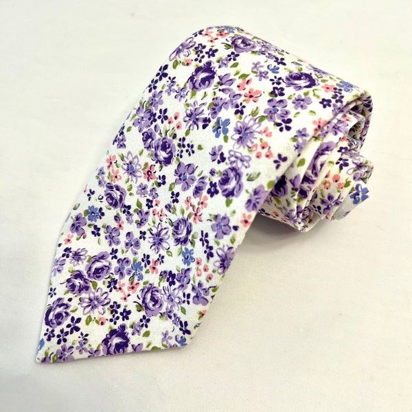 Floral Necktie - Etsy