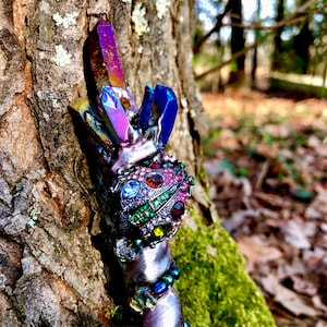Ladybug Luck (with beaded swirl)! Magic Wands for all ages. Included with these handmade gems are imagination and wonder.