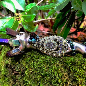 Lavender Dream with beaded swirl! Magic Wands for all ages. Included with these handmade gems are imagination and wonder.