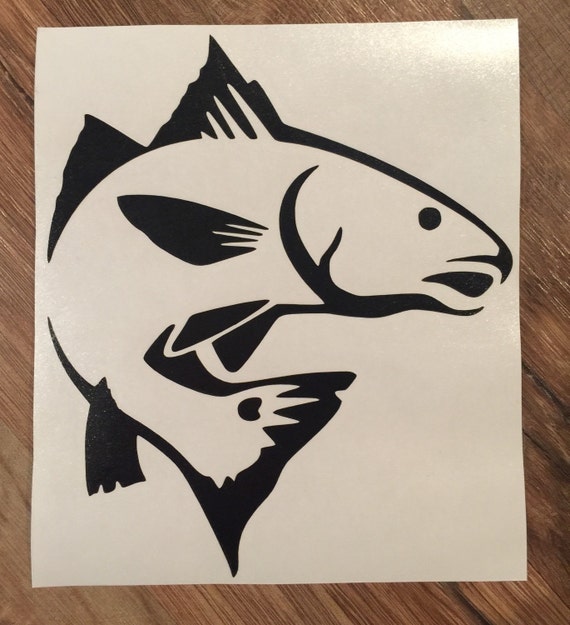 Items similar to Redfish Decal for yeti cup, tumbler, coffee mug, wine