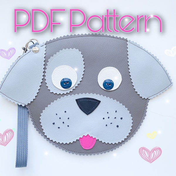 Dog Zipper Pouch Etsy