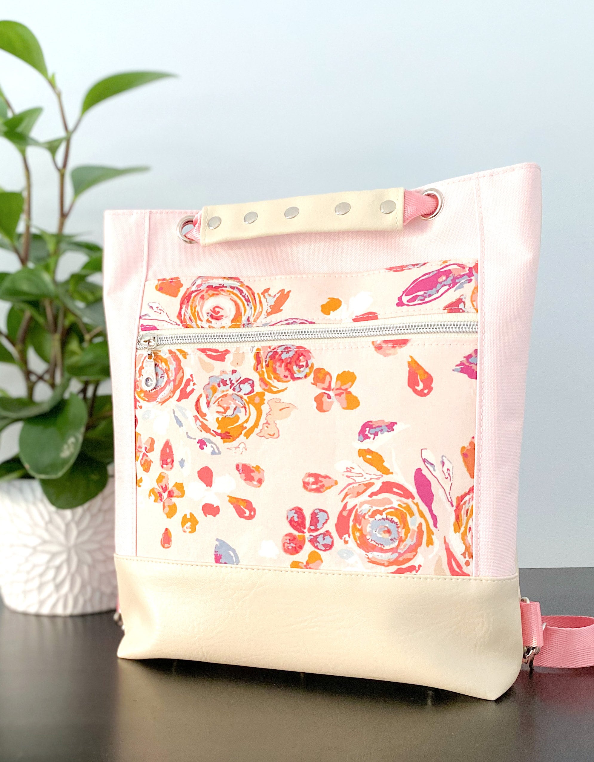 PDF Pattern Download | "Rose" Convertible Backpack | Tote B…