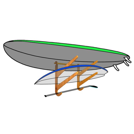 Paddleboard Sup Rack Longboard Rack Wakeboard Rack Etsy