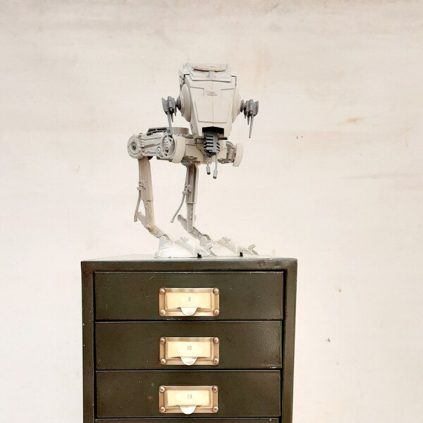 Vintage Metal Filing Cabinet Green Metal Storage Drawers Office Drawers