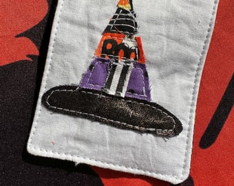 Witch's Hat Mini Quilt Pattern: Halloween Sewing Project (PDF Pattern)