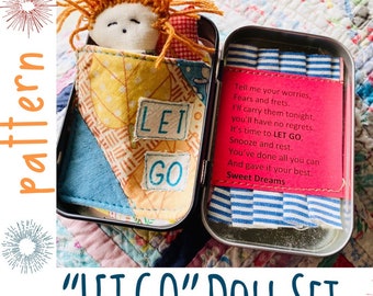 Let Go Worry Doll Sewing Pattern – Mint Tin Dollhouse (PDF Pattern)