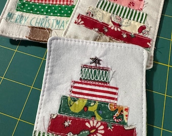 Pocket Christmas Tree Quilt Pattern: Mini Sewing Project (PDF)