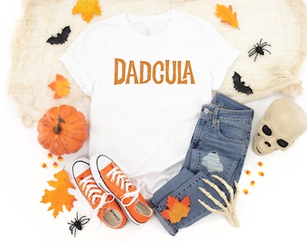 Dadcula T-Shirt, Dad Halloween Shirt, Dad Shirt, Fall Dad Shirt, Halloween Party Top, Family Matching Tee, Fall T-shirt, Halloween Tee