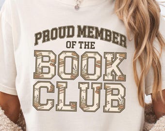 Camiseta Comfort Colors Vintage Book Club, Camiseta Boho Reader, Merchandising Bookish