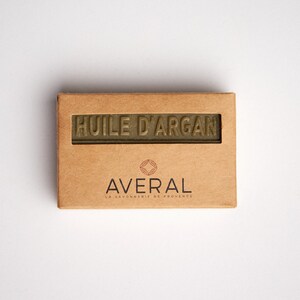 Argan Oil bar soap made with organic olive oil - French Bar Soaps from Provence. Moroccan Oil Soap