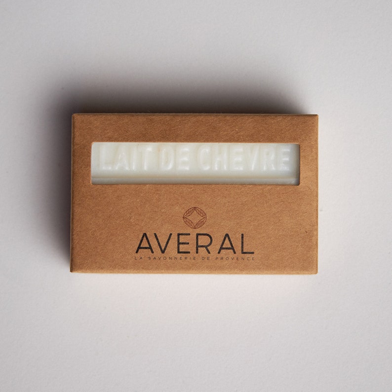 Goats Milk bar soap made with organic olive oil - French Bar Soaps from Provence