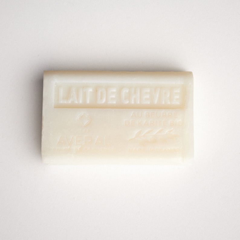 Goats Milk bar soap made with organic olive oil - French Bar Soaps from Provence