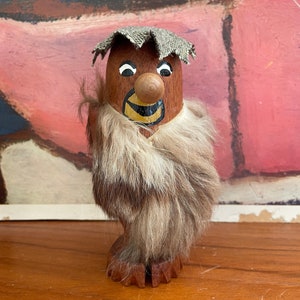 Vintage Mid Century Modern Teak Wood Figurine