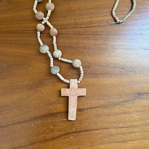 Vintage Terracotta Rosary