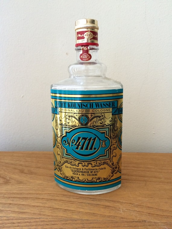 Vintage Turquoise and Gold Perfume/cologne Bottle - Etsy