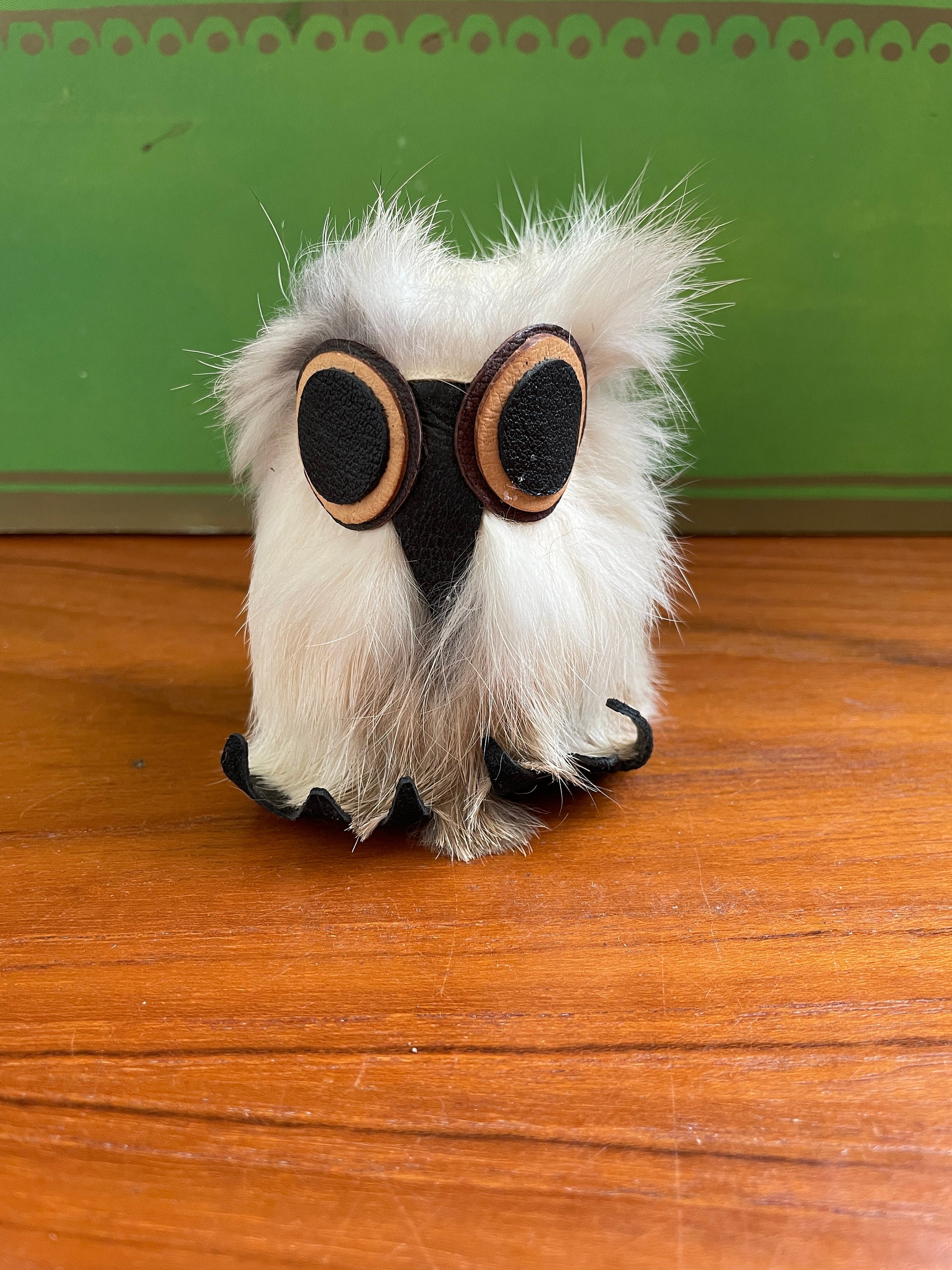 Vintage Poland Fur Owl