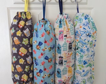 Plastic/grocery bag dispenser/bag holder/kitchen storage