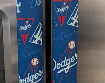LA Dodgers Refrigerator door handle covers (Set of 2)/length 15.5" long/baseball theme/sports theme